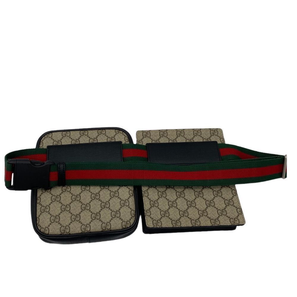 Gucci GG Supreme Double Web Belt Bag - Picture 11 of 13